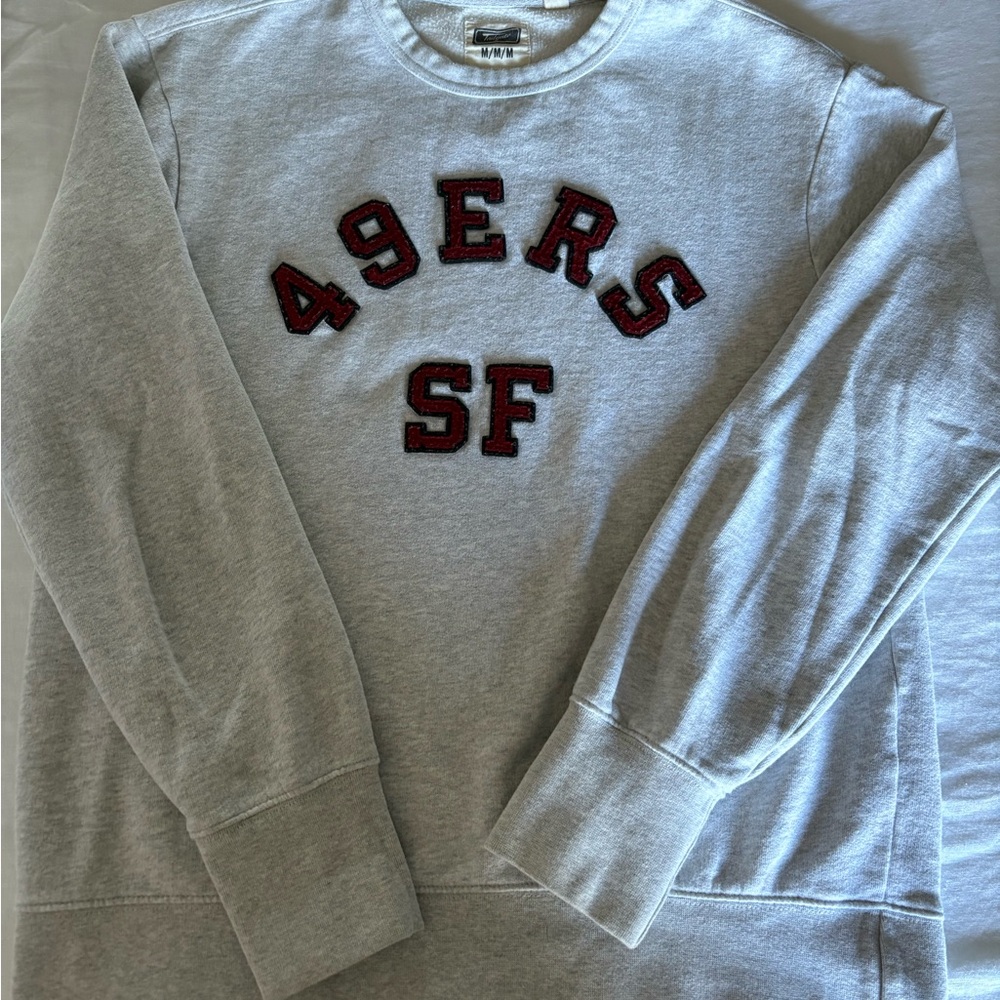 Gray 49ers SF Crewneck
